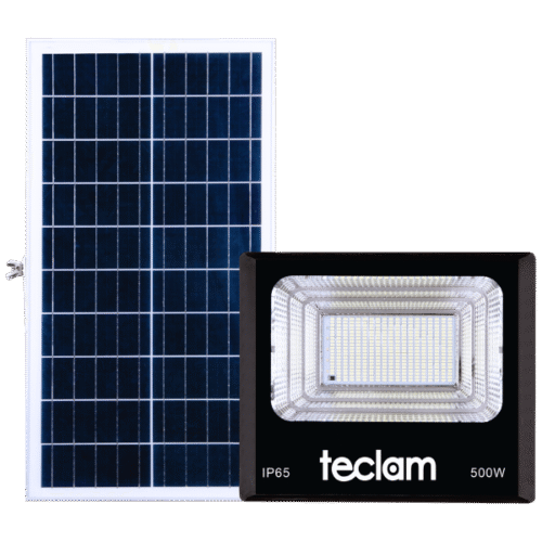 Luminaria Solar LED 500W con Sensor y Control Remoto