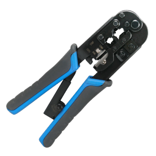 Ponchadora HT376Z Crimping Tool Teclam para RJ45 y RJ11, herramienta profesional de redes con garantía en Ecuador