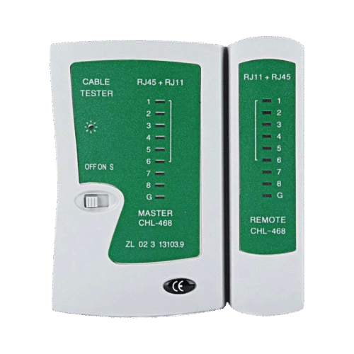 Testeador de Cable RJ45 RJ11 para Redes y Telefonía