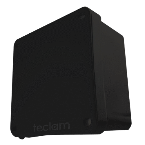 Caja hermética para CCTV exterior 10x10x7 (Negra)